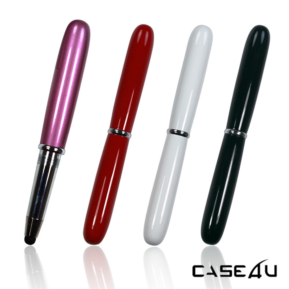 [CASE4U] 電容式觸控筆 流行口紅兩用觸控筆 (口紅造型 附帶彩色筆頭)