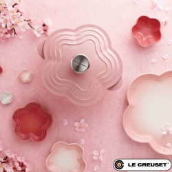 LE CREUSET  琺瑯鑄鐵 山茶花鍋、圓鍋組