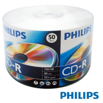 PHILIPS  飛利浦 52X CD-R 200片