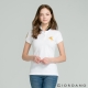 GIORDANO 女裝拿破崙3D刺繡彈性POLO衫-18 標誌白 product thumbnail 1