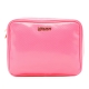 Kitson 螢光色漆皮Logo化妝包-Pink product thumbnail 1