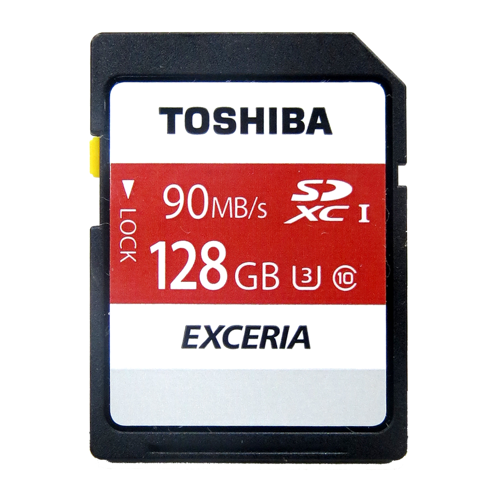 TOSHIBA 128GB UHS-I SDHC/SDXC 90MB高速傳輸記憶卡