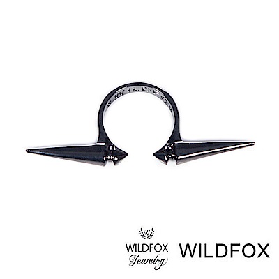 Wildfox Couture 美國品牌 Classic Spike 古典銀灰色鉚釘戒指