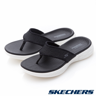 SKECHERS(女)時尚休閒系列ON THE GO 600拖鞋-15300BKW