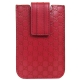 GUCCI Guccissima皮釦小LOGO iPhone套(紅) product thumbnail 1