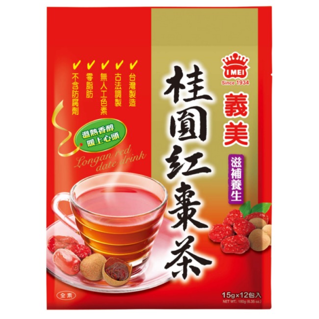 義美 桂圓紅棗茶(15gx12包)