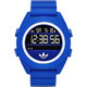 adidas Santiago 運動時尚數位電子腕錶-黑x藍/48mm product thumbnail 1