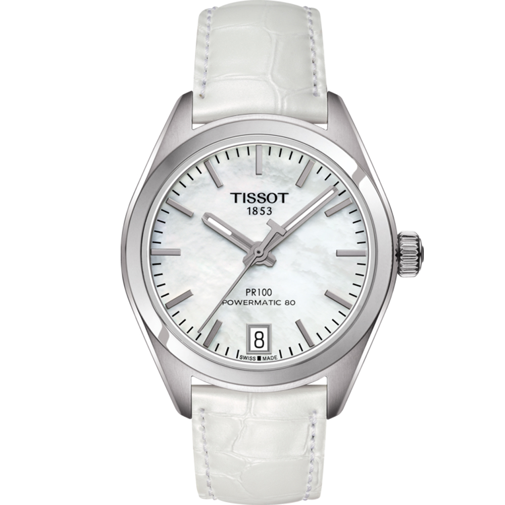 TISSOT PR 100 動力80小時女用機械錶(T1012071611100)