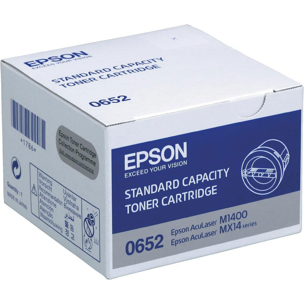 EPSON C13S050652 標準容量原廠黑色碳碳粉匣