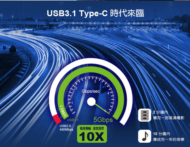 TCSTAR TYPE-C轉USB2.0/USB3.0HUB及USB-C轉接器帶電源孔