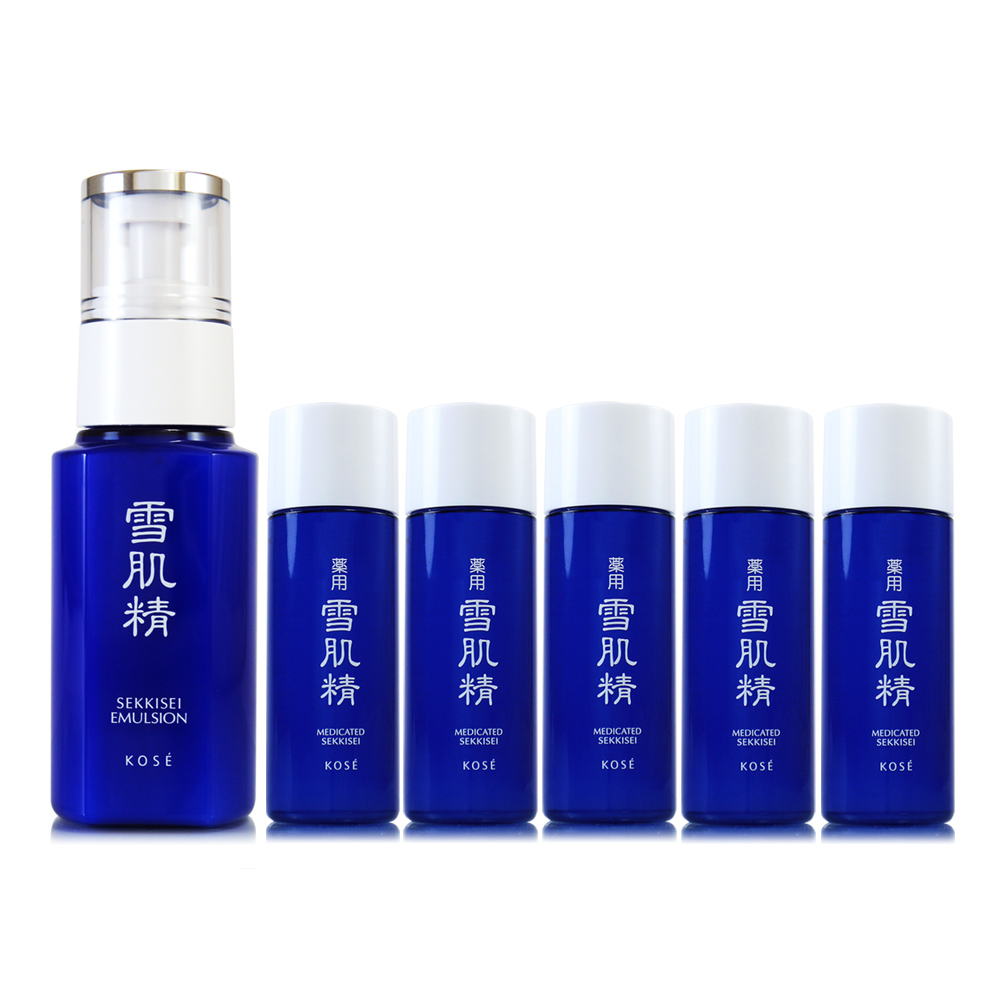 KOSE高絲 雪肌精乳液70ml+雪肌精化妝水33ml*5