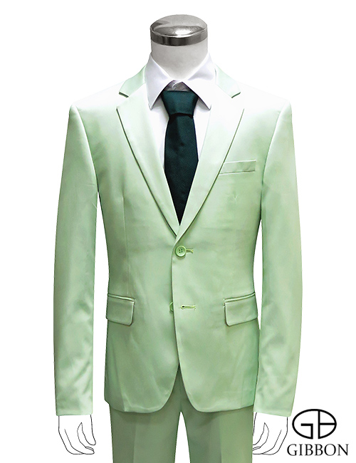 GIBBON 都會時尚修身西裝外套‧淺綠46~50