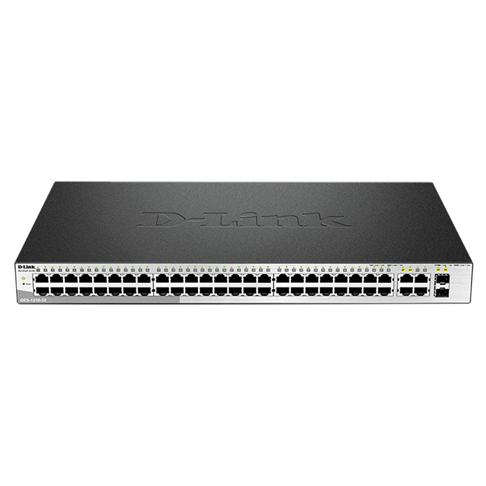 D-Link 48埠 10/100M 智慧型網管交換器 DES-1210-52