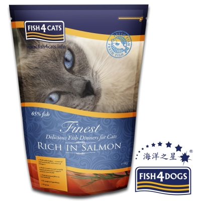 海洋之星FISH4CATS 鮭魚無麩質低敏配方400g、全貓