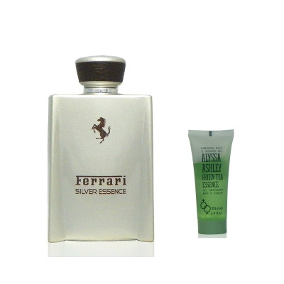 Ferrari 法拉利酷銀男性淡香精 100ml 搭贈綠茶沐浴精 100ml