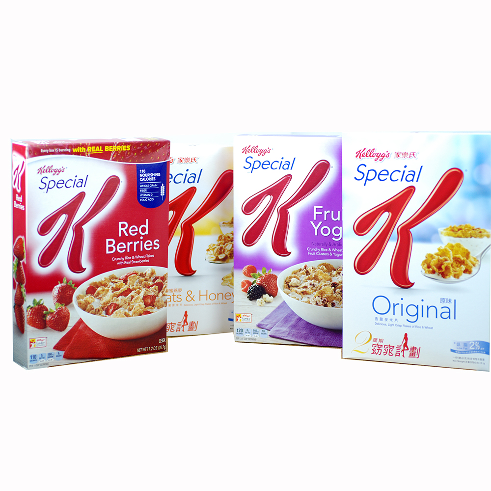 福利品－家樂氏Special K 香脆麥米片系列 4入