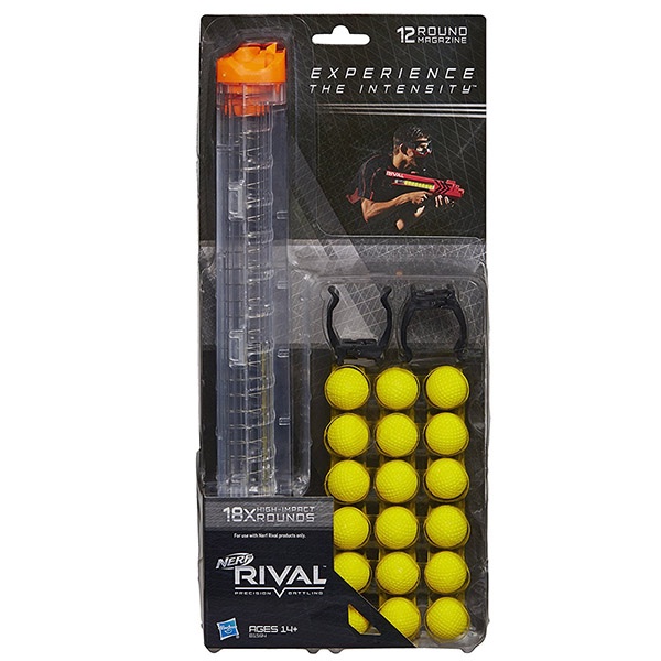 孩之寶Hasbro NERF系列 兒童射擊玩具 決戰系列 RIVAL 球彈匣補充包