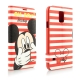 Disney Samsung Galaxy S5 OH BOY!摀嘴米奇彩繪可立式皮套 product thumbnail 1