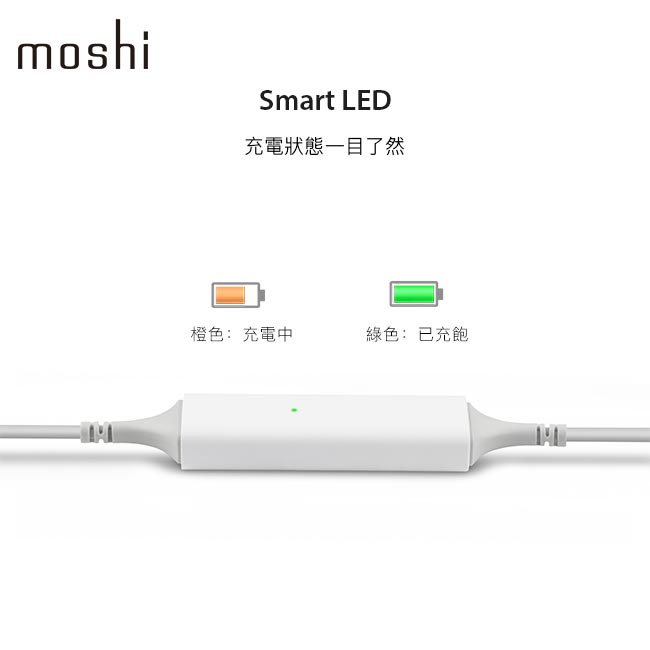 Moshi ProGeo 旅充系列 USB-C 筆電充電器 (65W)