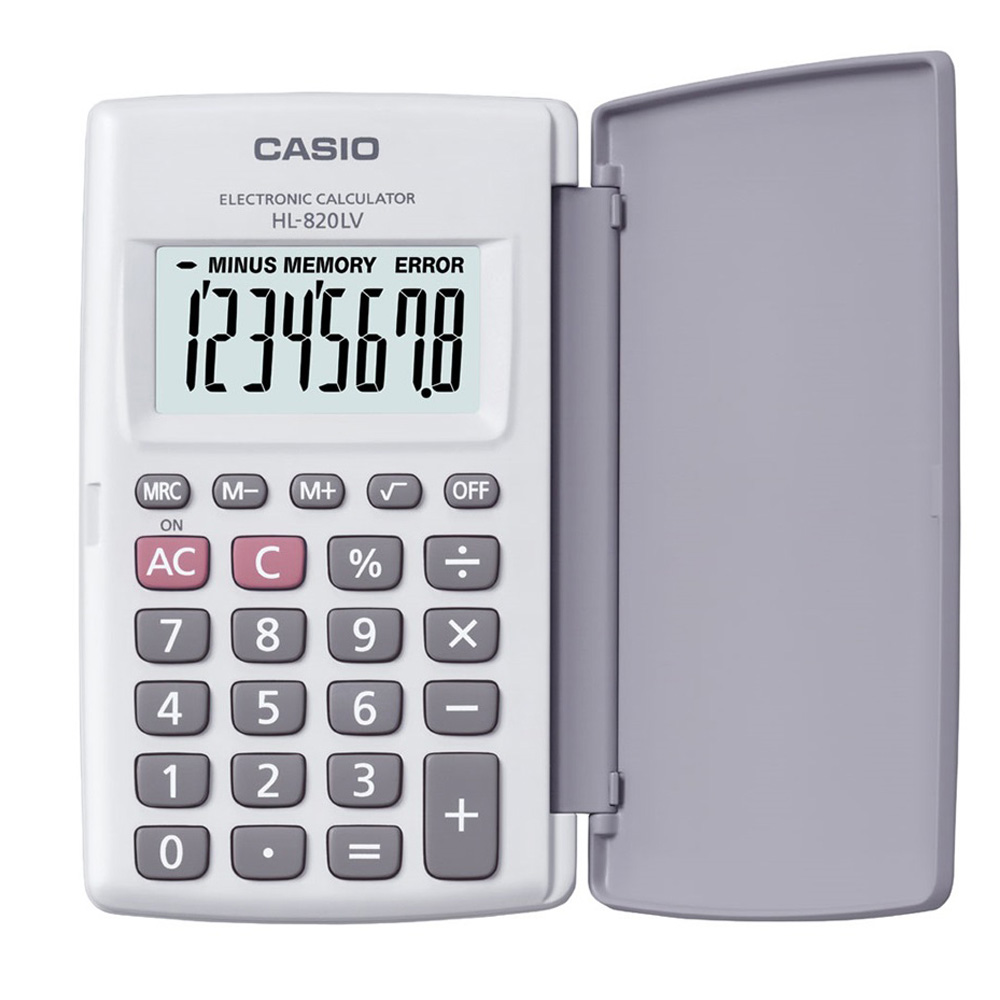 CASIO 8位數輕薄掀蓋式硬殼商務計算機(國家考試專用機種)