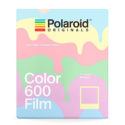 Polaroid Color Film for 600 彩色底片(冰淇淋粉彩版)/2盒