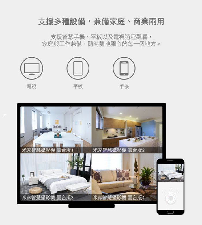 真品平輸 小米米家創米小白智慧攝影機