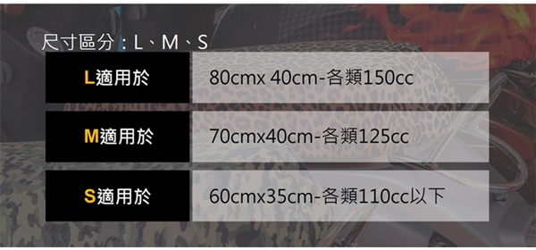 【Cover-U】彩繪機車座墊套-豹紋(防燙、防潑水、防盜