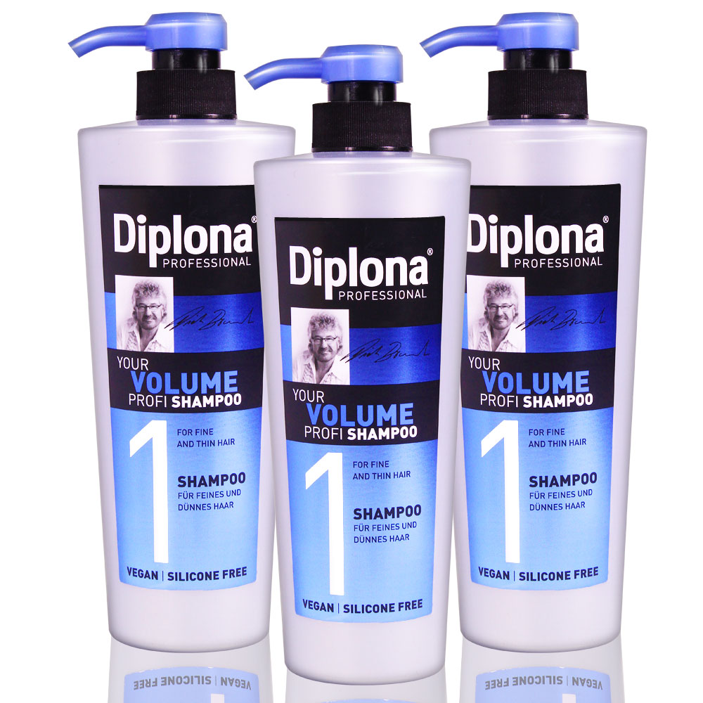 德國Diplona專業級豐盈洗髮精600ml超值3入