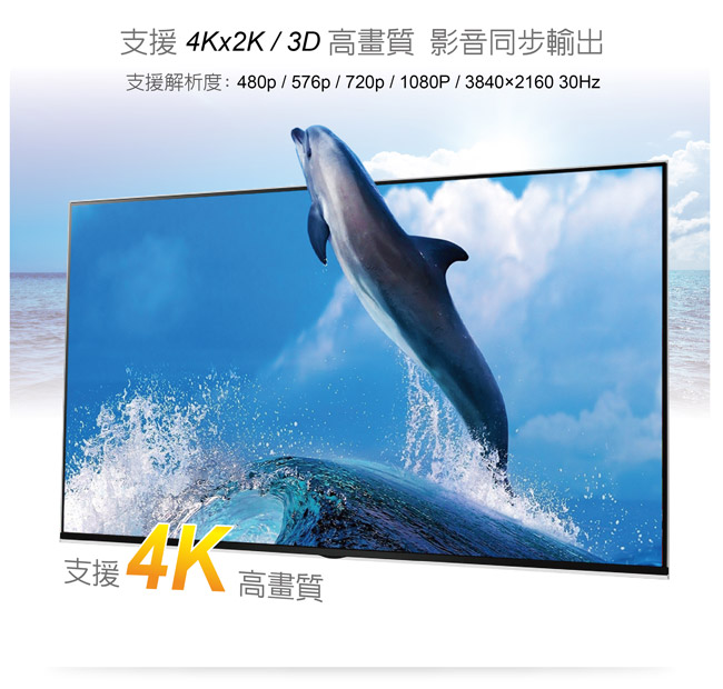 伽利略 HDMI 1.4b 影音切換器 3進1出 + 遙控器