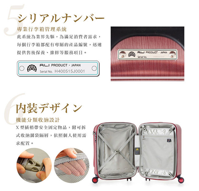 日本PANTHEON 19吋 霧面紅拉絲 商務人士推薦 立可拿前開登機箱/行李箱