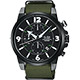 ALBA ACTIVER 系列活力運動計時腕錶(AM3401X1)-黑x綠/44mm product thumbnail 1