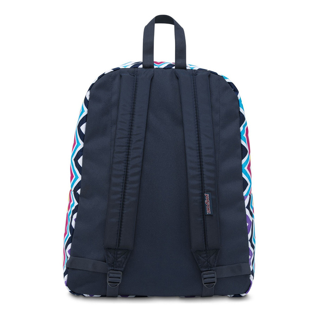 JanSport -SUPERBREAK系列校園後背包 -俏皮山形紋