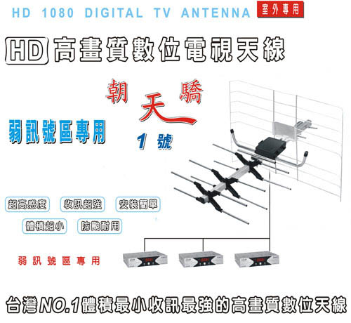 Dr.AV HD高畫質數位電視天線-朝天驕1號(DX-5A)