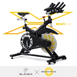 【MUZICYCLE】602-MUZI-X航太鋁合金磁控飛輪健身車-達
