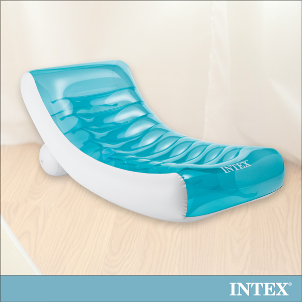 INTEX 藍海戶外充氣躺椅/漂流躺椅 (58856)