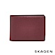 SKAGEN SLIM BIFOL 內真皮極簡短夾-紅色 product thumbnail 1