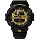 G-SHOCK 絕對強悍率性粗曠雙顯橡膠手錶(GA-710GB-1A)-黑金色/52mm product thumbnail 1