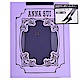 ANNA SUI 刺繡蝴蝶左腳踝刺繡LOGO 30丹厚褲襪(深藍紫) product thumbnail 1