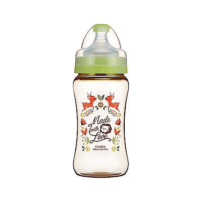 小獅王辛巴 桃樂絲PPSU寬口雙凹中奶瓶(270ml)