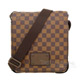 LV N51210 經典Damier咖啡色棋盤格斜背公事包(小) product thumbnail 1