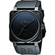 Bell & Ross Aviation 軍事飛行陶瓷機械腕錶-黑時標/42mm product thumbnail 1