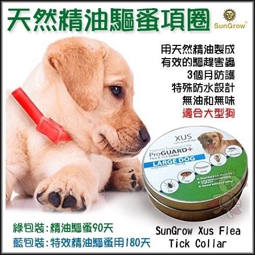 香港XUS 犬用90天薄荷香茅精油驅蚤項圈
