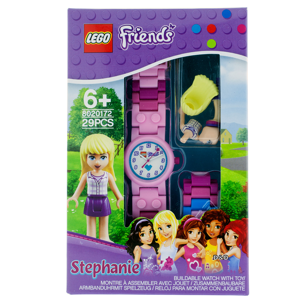 【 樂高積木 LEGO 】兒童手錶 - 姊妹淘系列 史蒂芬妮