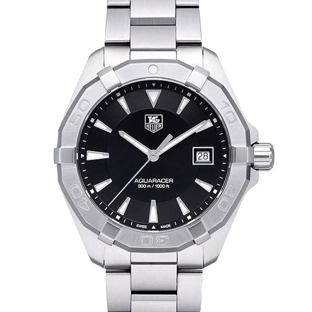 TAG HEUER 競潛系列 豪雅大三針黑面款(WAY1110.BA0928)x40.5m