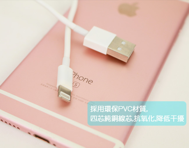 LIBERTY利百代-Apple iPad USB 2.0高速充電傳輸線1.5m(2入)