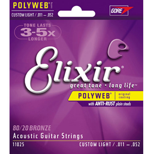 Elixir Polyweb Acoustic (11-52) 11025 民謠 木吉他弦