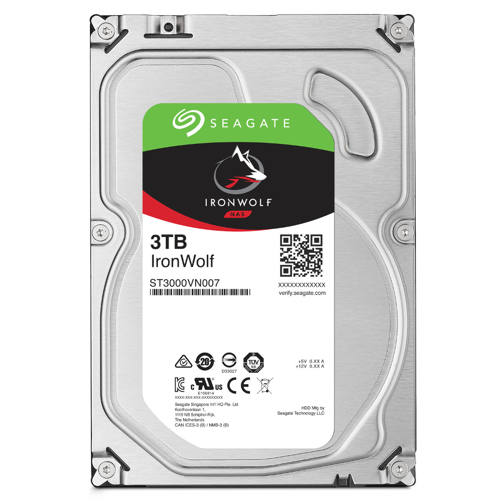 Seagate 那嘶狼 IronWolf 3.5吋 3TB NAS專用硬碟(超值組)