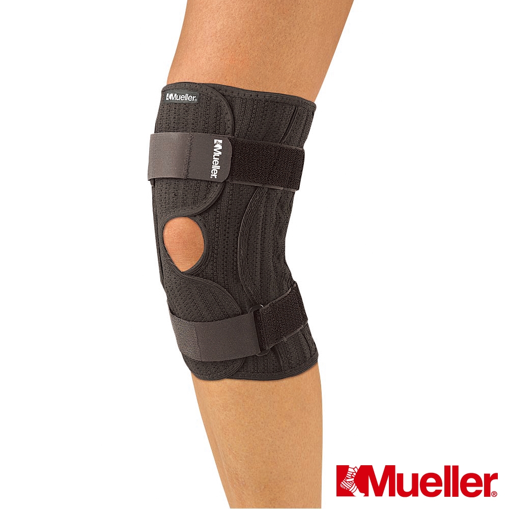 MUELLER慕樂 彈性膝關節護套 黑色 護膝(MUA4540)