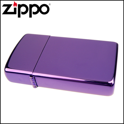 【ZIPPO】美系~超質感Abyss紫色鏡面打火機