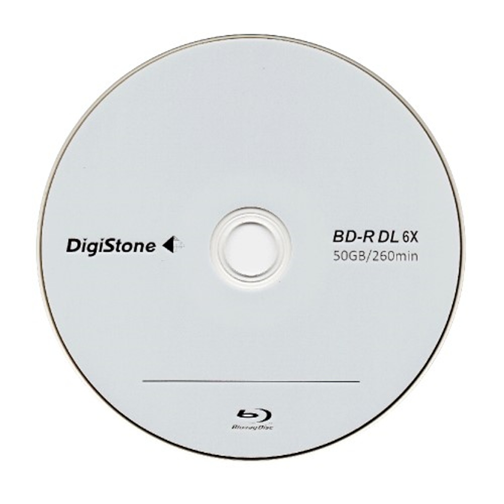 DigiStone 國際版 A+ 藍光 6X BD-R DL 50GB 桶裝 (10片)